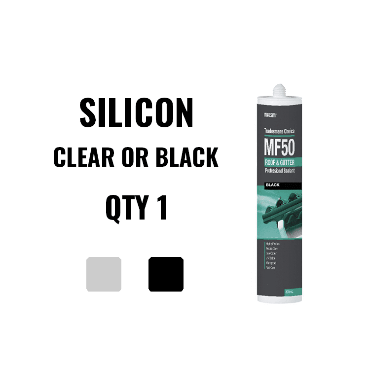 SILICON CLEAR OR BLACK