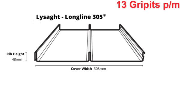 Long Line 305 Cladding Leaf Stopper COMGUARD - Lysaght - Longline 305