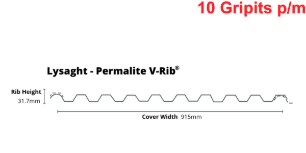 Leaf Stopper COMGUARD - Lysaght - Permalite V-Rib